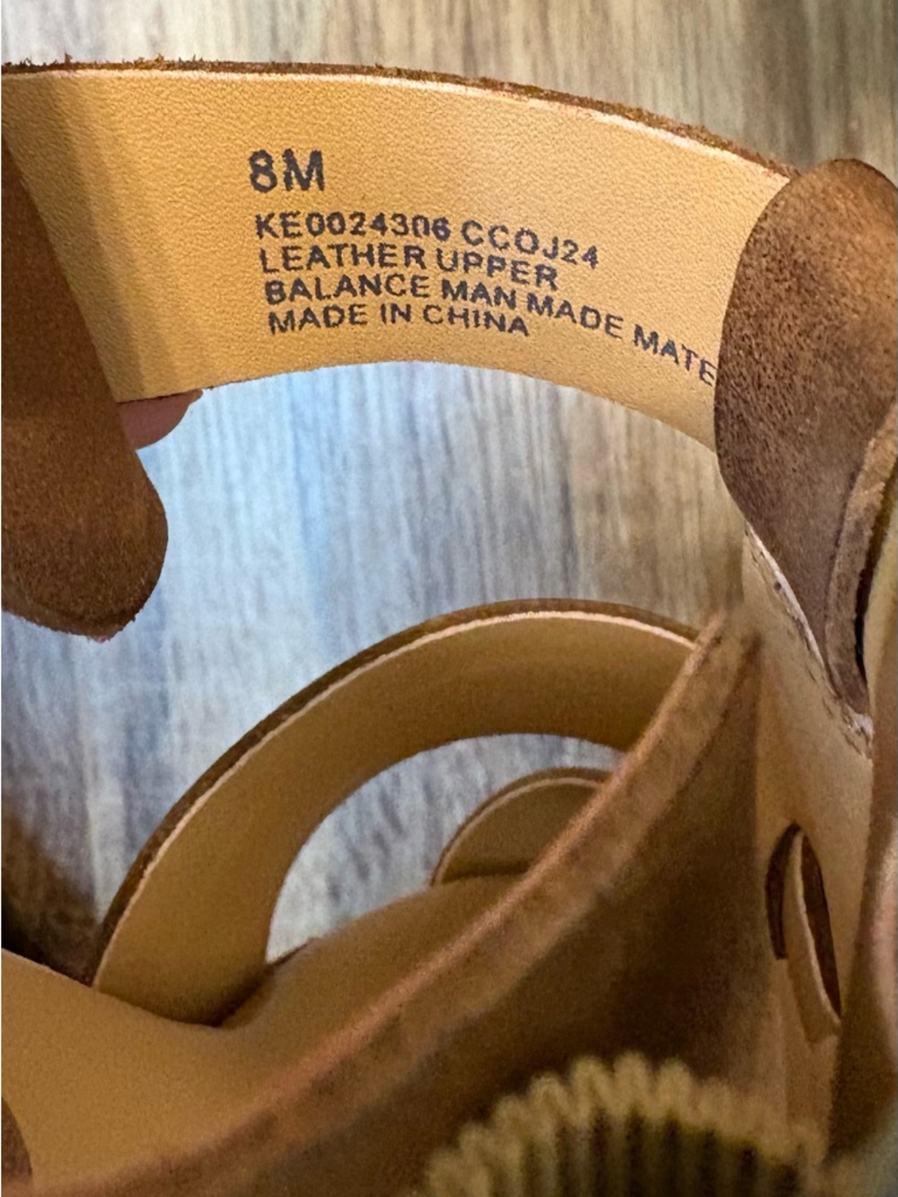 LIKE NEW Kork-Ease Macey Ankle Strap Sandal Leather Size 8 - Picture 12 of 13